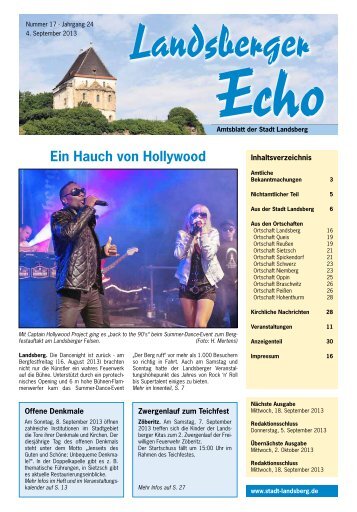 Ein Hauch von Hollywood - Landsberg