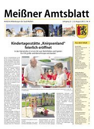 Amtsblatt Nr. 08 vom 23. August 2013 - Stadt Meißen