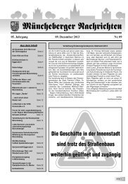 Müncheberger Nachrichten vom 09. Dezember 2013 - Stadt ...