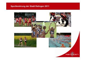 Sportlerehrung der Stadt Ratingen 2011