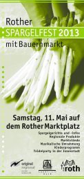 Rother SpaRgelfeSt2013 - Stadt Roth