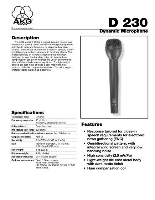 microfono AKG D230.pdf - Hangar
