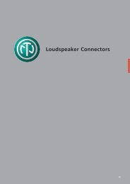 Loudspeaker Connectors - AVC Group