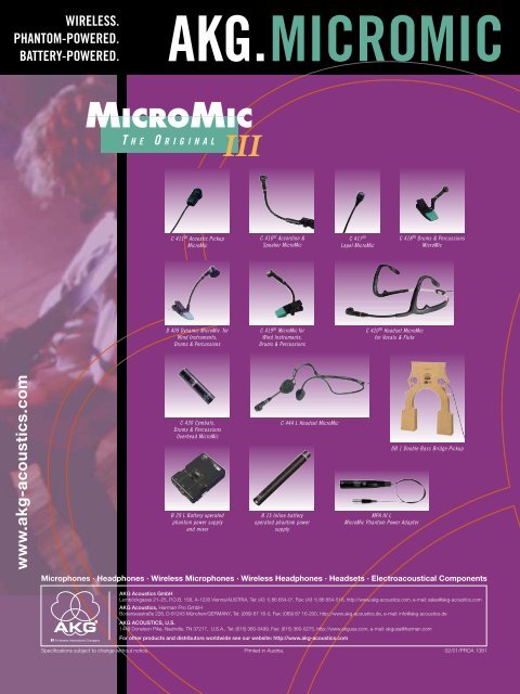 akg c418.pdf - Fives