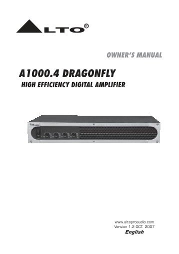 A1000.4 DRAGONFLY - Alto, Music Passion Design