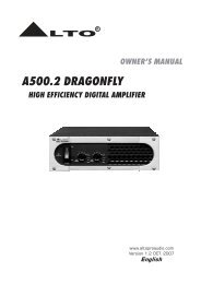 A500.2 DRAGONFLY - Alto, Music Passion Design