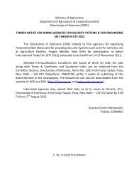 tender notice for hiring agencies for security systems - Directorate of ...