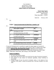 F.No.2-8/2009-F.I. Government of India Ministry of Agriculture ...