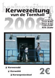 Kerwezeitung 2008 - Kerweborsch vun de Tornhall