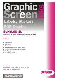 Sunylon SL - Fujifilm Sericol India