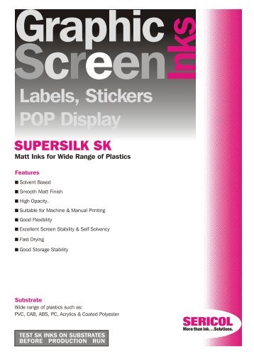 Supersilk SK - Fujifilm Sericol India