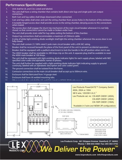 Lex Product Catalog