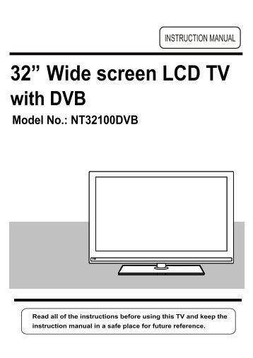 Download IB for NT32100DVB NEXT TL 20 10 2010-4-12.pdf - Cello