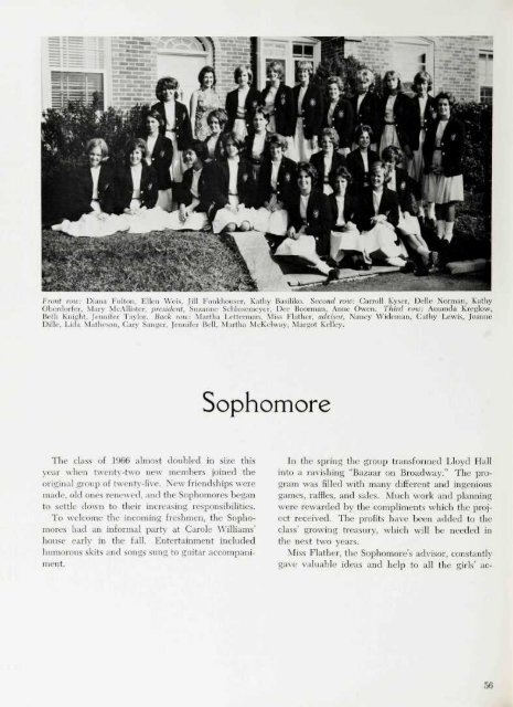 Mount Vernon Seminary Yearbook Cupola 1964