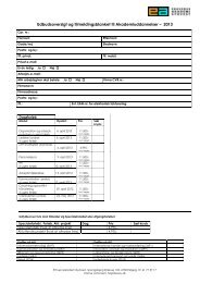 Udbudsoversigt og tilmeldingsblanket til Akademiuddannelser â 2013