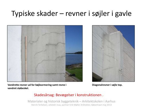 Metoder til genetablering af fjernet og/eller afskallet beton - Rum