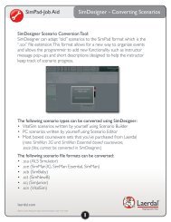 SimPad-Job Aid SimDesigner - Converting Scenarios 1 - Laerdal