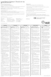 Laerdal BaXstrap Spineboard - Directions for Use - Laerdal Medical