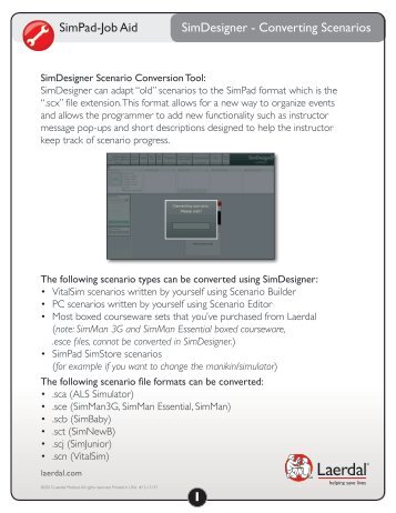 SimDesigner Scenario Conversion Tool - Net