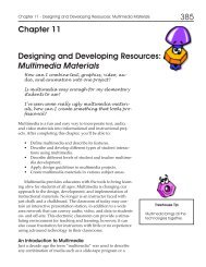 385 Chapter 11 Designing and Developing Resources ... - eduScapes