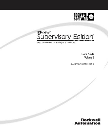 RSView Supervisory Edition Installation Guide