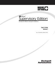 RSView Supervisory Edition Installation Guide