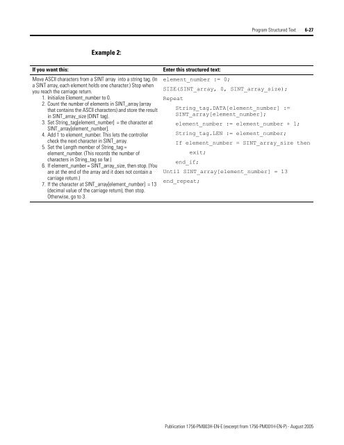 1756-PM003H-EN-E, SFC and ST Programming Languages ...