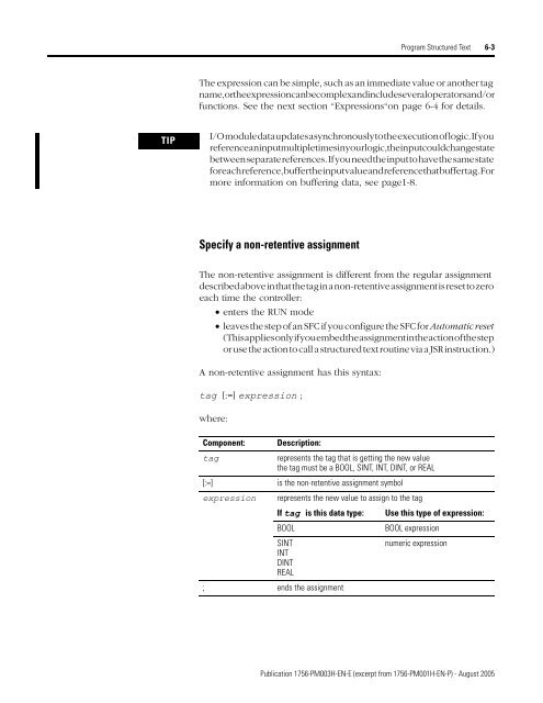 1756-PM003H-EN-E, SFC and ST Programming Languages ...