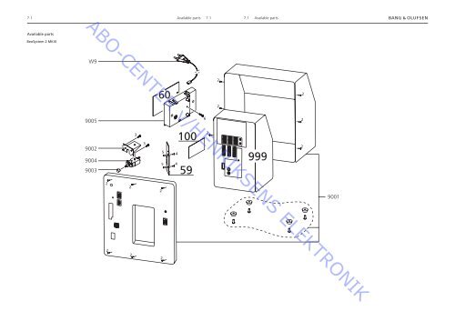 Beosystem 2 MKIII Type 942x - abo - center