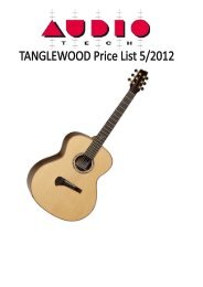 TANGLEWOOD Acoustic Guitars - Audio Tech
