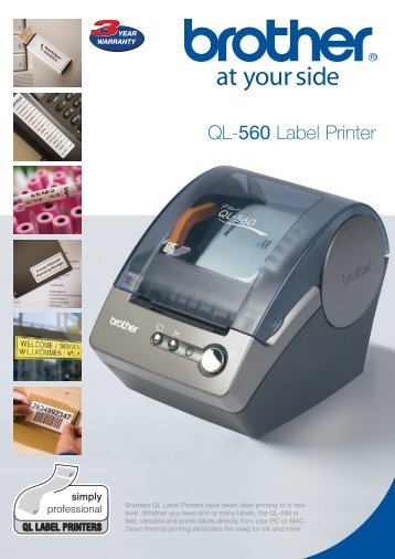 QL-560 Label Printer - Icecat.biz