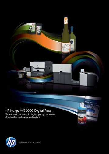 HP Indigo WS6600 Digital Press