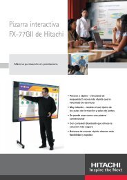 Pizarra interactiva FX-77GII de Hitachi - Datecsa