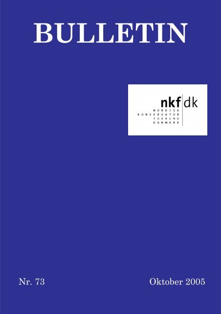 download pdf: 1 mb - Nordisk Konservatorforbund Danmark