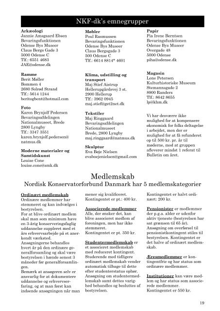 download pdf: 2,0mb - Nordisk Konservatorforbund Danmark