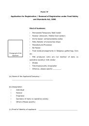 'A' Application for Registration / Renewal - Food Safety and ...