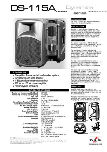 DS-115A Dynamics - DJ Deals