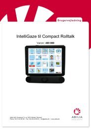 Brugervejledning - Abilia