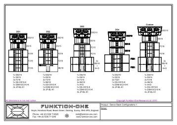 2x IB218 + IH-D F215 F215 DS210 IB218 F218 ... - Funktion-One