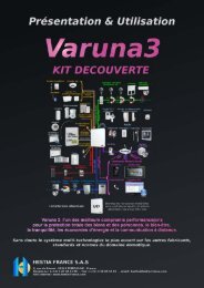 Présentation & utilisation du kit découverte Varuna3 ... - Hestia France