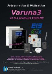 Manuel d'utilisation des modules EIB/KNX Zennio ... - Hestia France