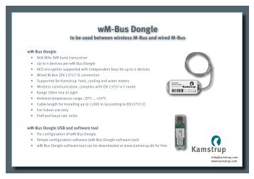wM-Bus Dongle - Kamstrup