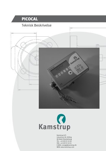 Teknisk beskrivelse - Kamstrup