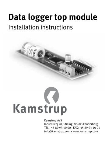 Data logger top module - Kamstrup