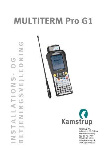 MULTITERM Pro G1 - Kamstrup A/S