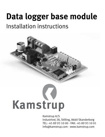 Data logger base module - Kamstrup