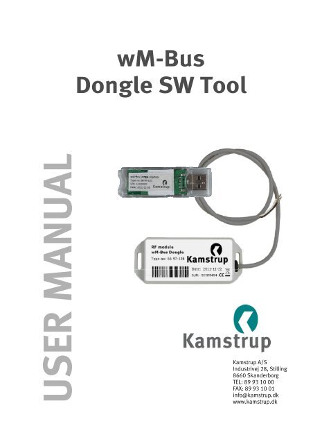 wM-Bus Dongle SW Tool - Kamstrup