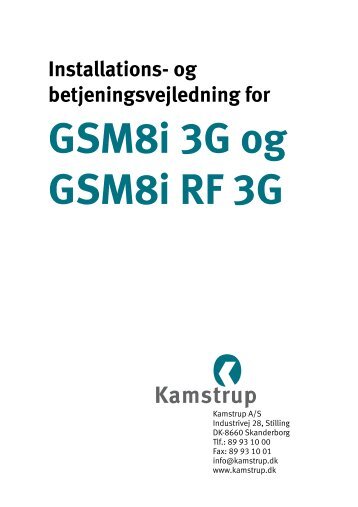 Installation - Kamstrup A/S