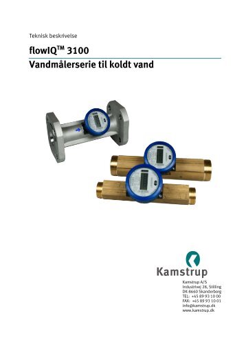 Master Teknisk beskrivelse - Kamstrup A/S