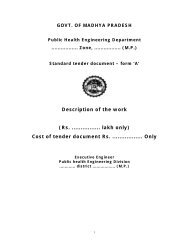 appendix 2 - Madhya Pradesh Public Health Engineering Department